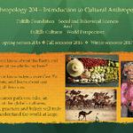 Class Announcement: Intro to Cultural Anthropology